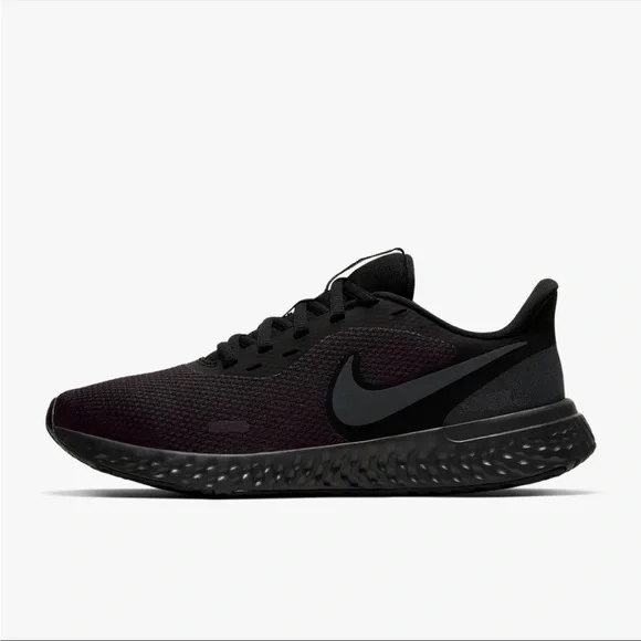 NIKE REVOLUTION 6 RUNNING SNEAKER IN BLACK/ ANTHRACITE - Picture 6 of 13
